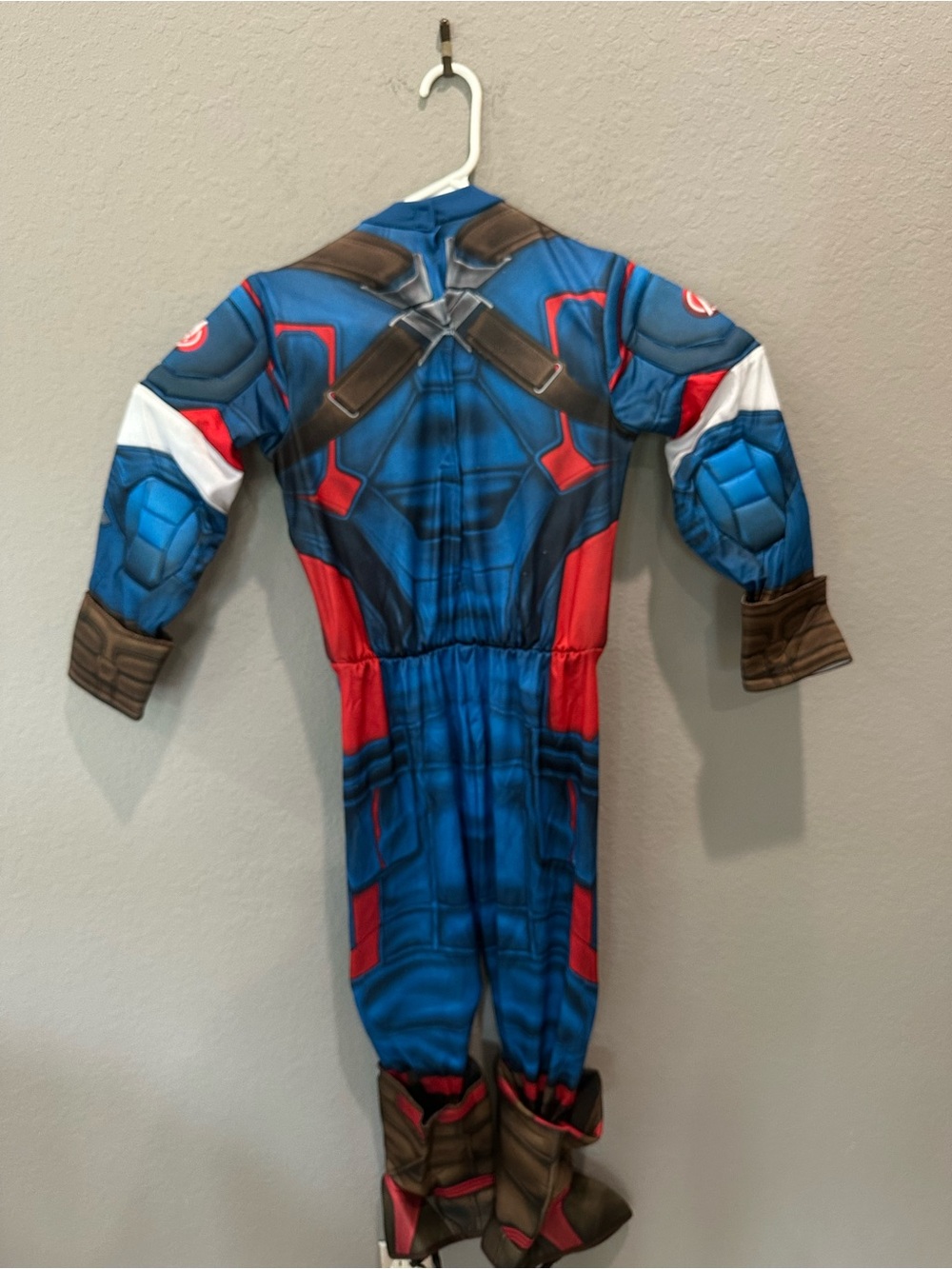 Rubie's Marvel Avengers Endgame Captain America Kids sz M New in plastic no mask - Picture 2 of 8